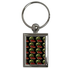 Black Watermelon Key Chains (rectangle)  by boho