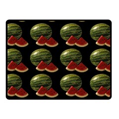 Black Watermelon Fleece Blanket (small) by boho