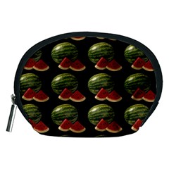 Black Watermelon Accessory Pouches (medium)  by boho