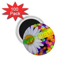 Happy Birthday 1 75  Magnets (100 Pack)  by boho