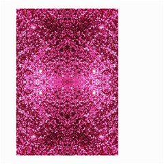 Pink Glitter Small Garden Flag (two Sides) by boho