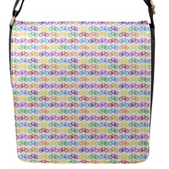 Bicycles Flap Messenger Bag (s) by boho