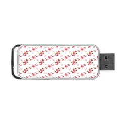 Vintage Cherry Portable Usb Flash (one Side) by boho