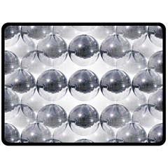 Disco Balls Double Sided Fleece Blanket (large)  by boho