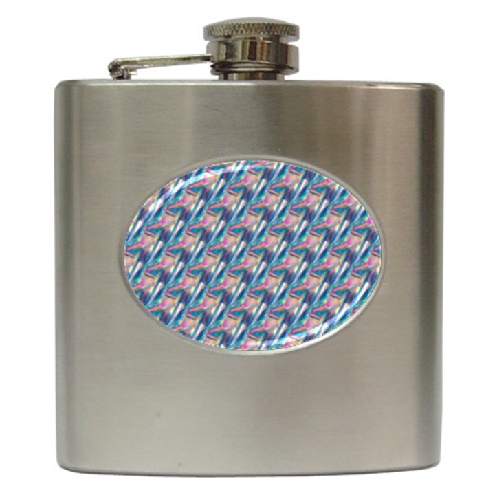 holographic Hologram Hip Flask (6 oz)