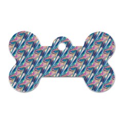 Holographic Hologram Dog Tag Bone (one Side) by boho