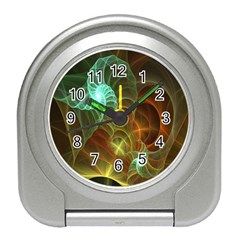 Art Shell Spirals Texture Travel Alarm Clocks