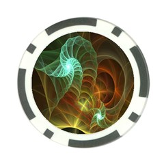 Art Shell Spirals Texture Poker Chip Card Guard (10 pack)