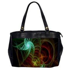 Art Shell Spirals Texture Office Handbags by Simbadda