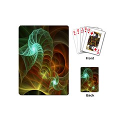 Art Shell Spirals Texture Playing Cards (Mini) 