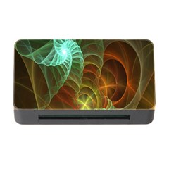 Art Shell Spirals Texture Memory Card Reader with CF