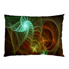 Art Shell Spirals Texture Pillow Case (two Sides) by Simbadda