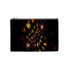 Art Design Image Oily Spirals Texture Cosmetic Bag (medium)  by Simbadda