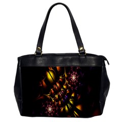 Art Design Image Oily Spirals Texture Office Handbags by Simbadda