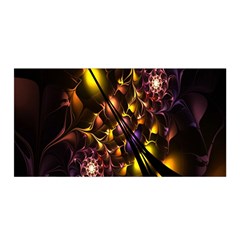 Art Design Image Oily Spirals Texture Satin Wrap by Simbadda