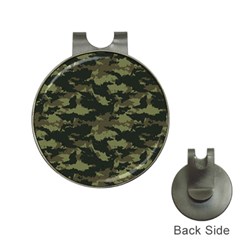 Camo Pattern Hat Clips With Golf Markers by Simbadda