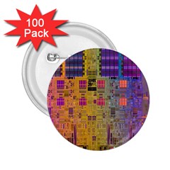 Circuit Board Pattern Lynnfield Die 2.25  Buttons (100 pack) 