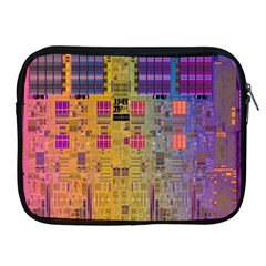 Circuit Board Pattern Lynnfield Die Apple Ipad 2/3/4 Zipper Cases by Simbadda