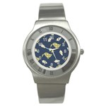 Duck Tech Repeat Stainless Steel Watch Front