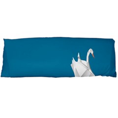 Swan Animals Swim Blue Water Body Pillow Case Dakimakura (two Sides)