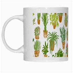 Flowers Pattern White Mugs by Simbadda