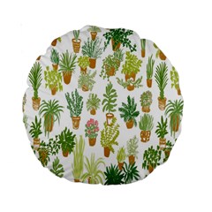 Flowers Pattern Standard 15  Premium Round Cushions