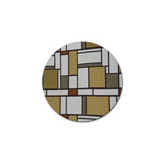 Fabric Textures Fabric Texture Vintage Blocks Rectangle Pattern Golf Ball Marker (4 Pack) by Simbadda