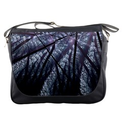 Fractal Art Picture Definition  Fractured Fractal Texture Messenger Bags by Simbadda