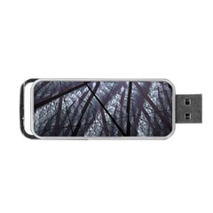 Fractal Art Picture Definition  Fractured Fractal Texture Portable Usb Flash (two Sides) by Simbadda