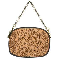 Mechanical Tech Pattern Chain Purses (one Side)  by Simbadda