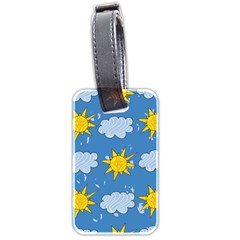 Sunshine Tech Blue Luggage Tags (two Sides) by Simbadda