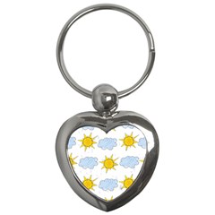 Sunshine Tech White Key Chains (Heart) 