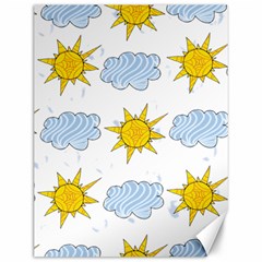 Sunshine Tech White Canvas 12  x 16  