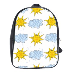 Sunshine Tech White School Bags(Large) 