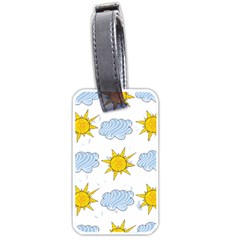 Sunshine Tech White Luggage Tags (One Side) 