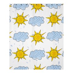 Sunshine Tech White Shower Curtain 60  x 72  (Medium) 