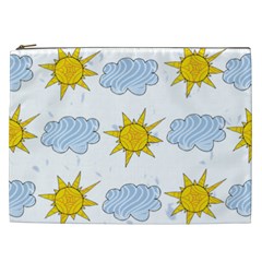 Sunshine Tech White Cosmetic Bag (XXL) 