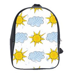 Sunshine Tech White School Bags (XL) 