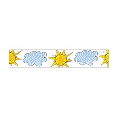 Sunshine Tech White Flano Scarf (Mini)