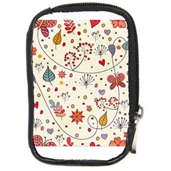 Spring Floral Pattern With Butterflies Compact Camera Cases