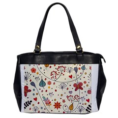 Spring Floral Pattern With Butterflies Office Handbags