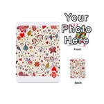 Spring Floral Pattern With Butterflies Playing Cards 54 (Mini)  Front - HeartQ