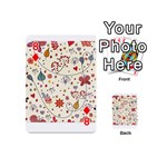 Spring Floral Pattern With Butterflies Playing Cards 54 (Mini)  Front - Diamond8