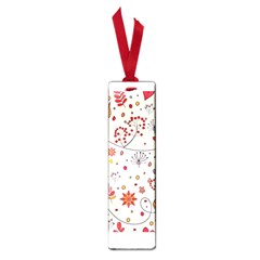 Spring Floral Pattern With Butterflies Small Book Marks