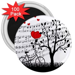 Love Song 3  Magnets (100 Pack) by Valentinaart