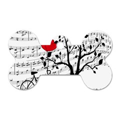 Love Song Dog Tag Bone (two Sides) by Valentinaart