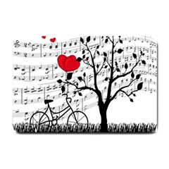 Love Song Small Doormat  by Valentinaart