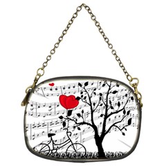 Love Song Chain Purses (two Sides)  by Valentinaart