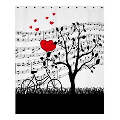 Love Song Shower Curtain 60  X 72  (medium)  by Valentinaart