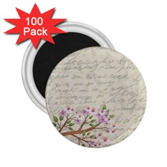 Cherry Blossom 2 25  Magnets (100 Pack) 